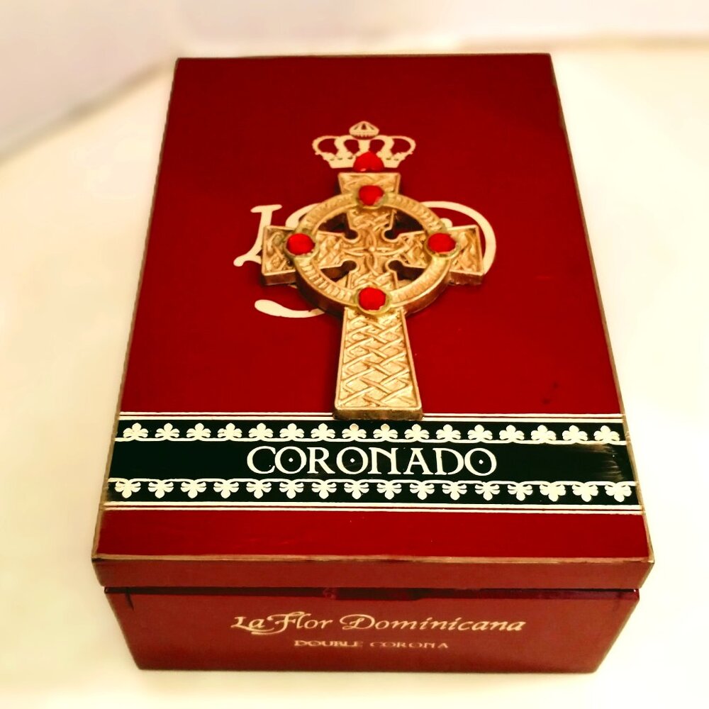 Suenos de Saundra Upcycled, Rare CORONADO, Cigar Box, Home Accent/ Storage